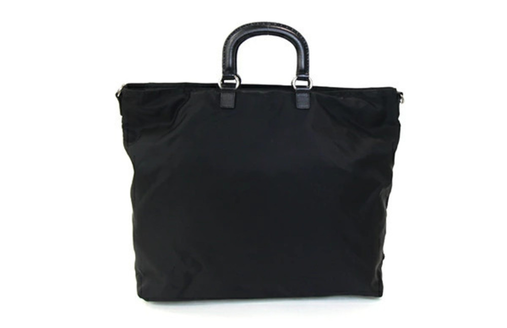 Prada Studs Black Handbag Skull Shoulder Bag Crossbody Leather